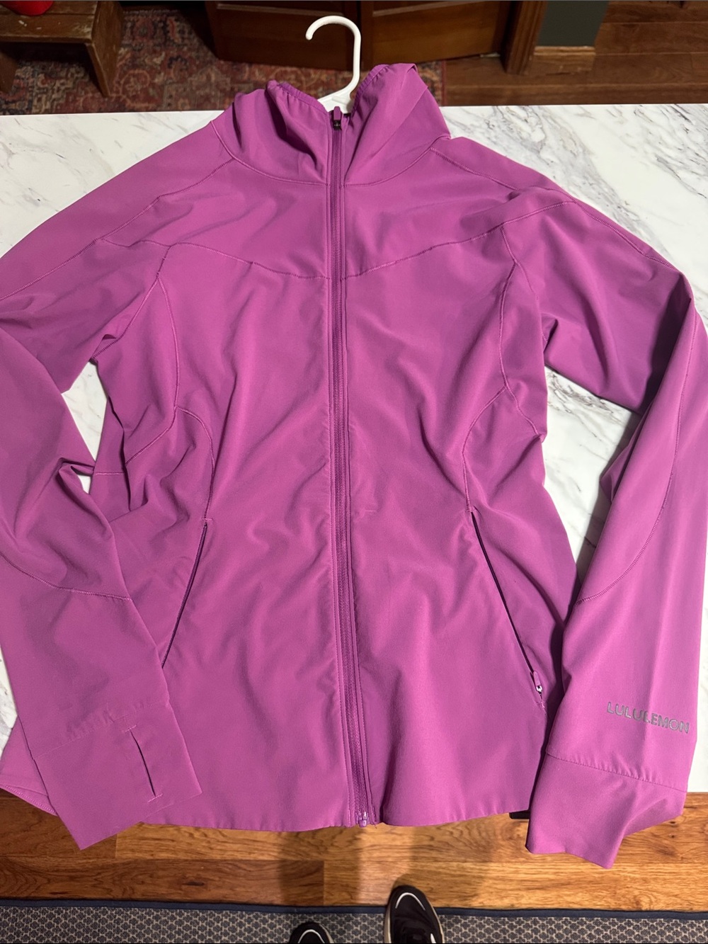 Lululemon Magenta Mist Over Windbreaker Running Jacket - Picture 3 of 11